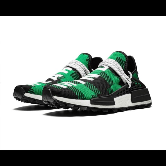 Adidas Pharrell Williams HU NMD BBC Green Plaid - Picture 2 of 7